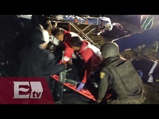 Patrulla se precipita en zanja durante persecución / Vianey Esquinca