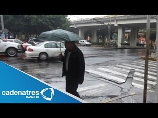 Autoridades informan de fuertes lluvias que afectarán a todo México