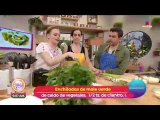 Receta: Enchiladas de Mole Verde