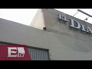 Balean fachada de periódico "El Día" en Gustavo A. Madero / Titulares de la tarde