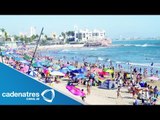 Turistas abarrotan playas de Sinaloa / Vacaciones 2014