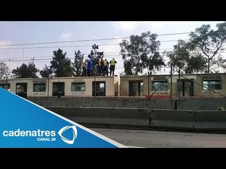 Falla eléctrica deja convoyes varados en línea A del metro