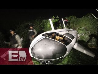 Se desploma helicóptero en Veracruz / Vianey Esquinca