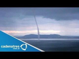 Impresionante tornado en Baja California Sur / Stunning water tornado in BCS