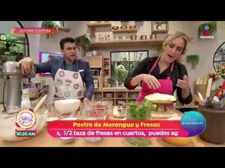 Receta: Postre de merengue y fresas [current-page:pager]