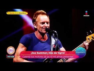"Roxanne" de lo más popular de Sting en Auditorio Nacional | Sale el Sol