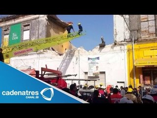 Derrumbe en Mérida Yucatán deja 16 personas lesionadas