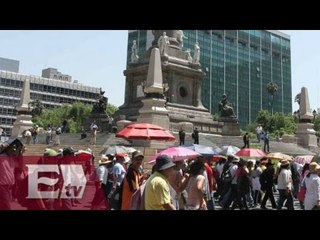 Bloqueos de campesinos en el DF / Yuriria Sierra