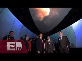 Peña Nieto inaugura sala multimedia en Palacio Nacional / Ingrid Barrera