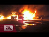 Incendio consume 47 camiones en Tabasco / Ricardo Salas