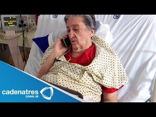 Internan a Mamá Rosa en hospital de Jalisco para hacerle estudios de hemodinamia