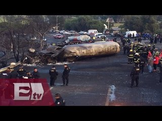 6 con heridas graves por explosión de pipa en Edomex / Martín Espinosa