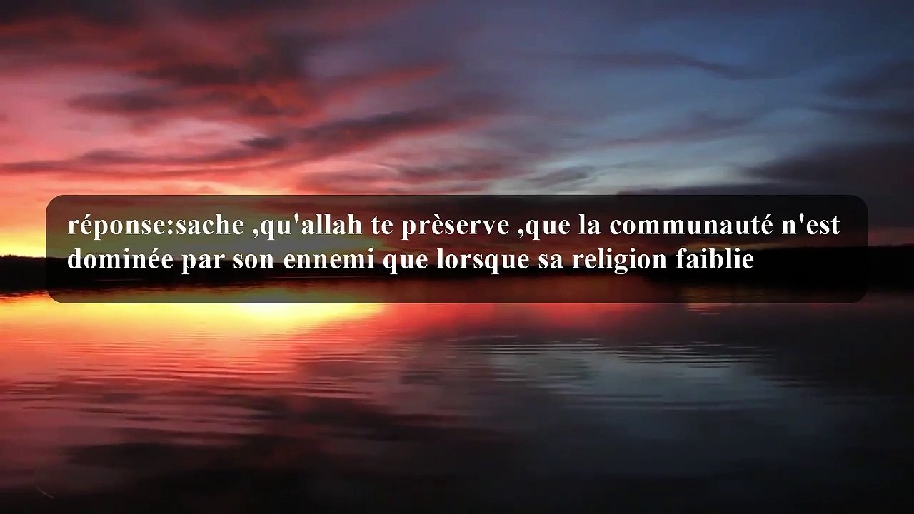 écoutez à quel point l'unicité est importante en ces temps de troubles!