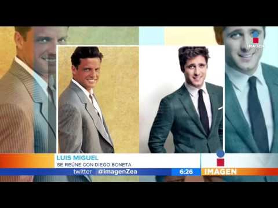 Luis Miguel y Diego Boneta se reúnen | Imagen Noticias con Francisco Zea