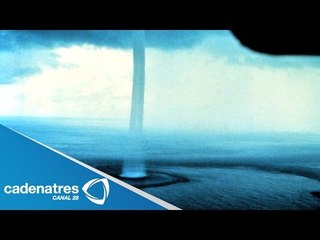 IMPRESIONANTE tornado marino en Noruega / AWESOME ocean tornado in Norway