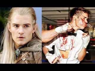 Memes del golpe que le dio Orlando Bloom a Justin Bieber