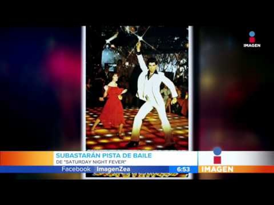 Subastan pista de baile de Saturday Night Fever | Imagen Noticias con Francisco Zea