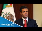 Peña Nieto reconoce al Senado por aprobar leyes energéticas