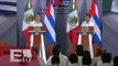 México y Cuba firman varios acuerdos bilaterales / Ricardo Salas
