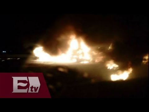 Chocan y explotan dos tráilers en la autopista Arco Norte, Hidalgo/ Vianey Esquinca