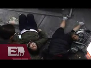 Tráiler sube a banqueta y atropella a tres mujeres en Periférico y Eje 5 Sur/Vianey Esquinca