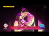 Maluma robó un beso a una fan en la Arena Ciudad de México