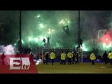 Suspendido el clásico del futbol griego por actos vandálicos/ Ricardo Salas