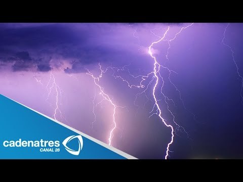 IMPRESIONANTE espectáculos de rayos en Estados Unidos