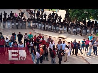 5 mil policías resguardan Oaxaca por evaluación docente / Ingrid Barrera