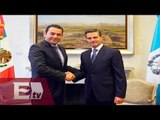 Peña Nieto se reúne con presidente electo de Guatemala / Héctor Figueroa