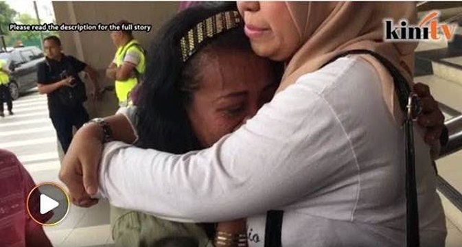 Air mata Ellie gugur lihat Najib, Rosmah di mahkamah