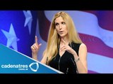 Ayudar a enfermos de ébola es 'idiota': Ann Coulter