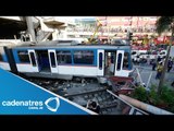 Descarrilamiento de tren elevado en Filipinas deja 34 heridos