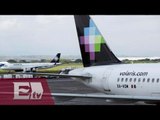 Desalojan avión de Volaris en AICM por amenaza de bomba / Ricardo Salas