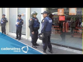 Autoridades continúan investigando el 'asalto' a un banco del DF