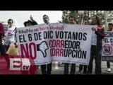 Protestan en contra del Corredor Cultural Chapultepec / Ingrid Barrera