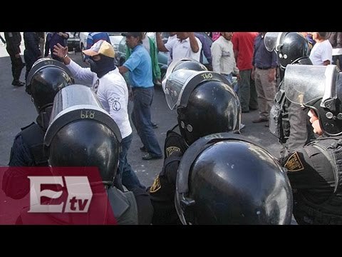 Enfrentamiento tras desalojo de predio en el DF / Paola Virrueta