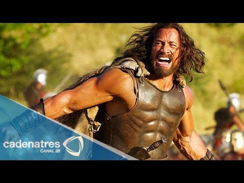 Dwayne Johnson visita México como Hércules / Dw...
