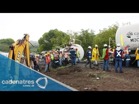 Se descarrila tren cargado de ácido sulfúrico en Nogales, Sonora