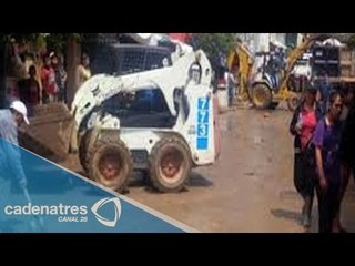 Desborda Río San Joaquín en Huixquilucan