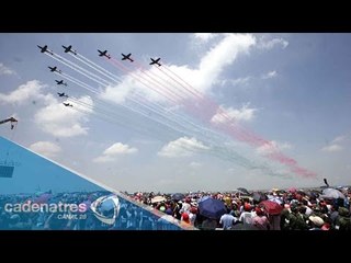 Impresionante espectáculo de la fuerza áerea mexicana