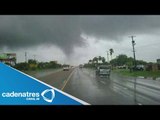 IMPRESIONANTES imágenes de tornado en Hidalgo / STUNNING images from tornado in Hidalgo