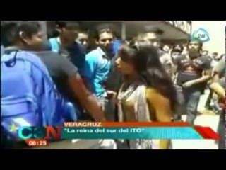 La reina del Sur ITO, jovencita amenaza a un compañero con arma de fuego (VIDEO)