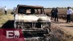 Camioneta calcinada en Sinaloa es de los australianos desaparecidos/ Vianey Esquinca