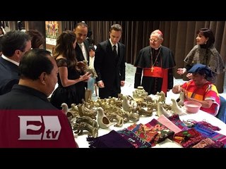 Artesanas chiapanecas visitan al papa Francisco en El Vaticano/ Yazmín Jalil