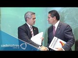 Miguel Ángel Mancera entrega propuesta de salario mínimo a diputados