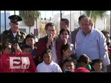 Peña Nieto entrega viviendas a afectados por tornado en Coahuila / Ricardo Salas
