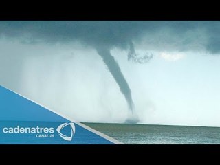 Espectacular tormenta marina en Croacia