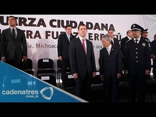 Fuerza ciudadana inicia acciones de seguridad en Apatzingán