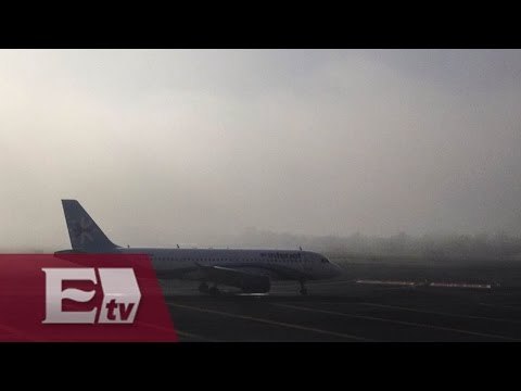 Reanudan operaciones en el AICM tras banco de niebla / Paola Barquet